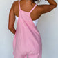 Pink V-Neck Jersey Romper